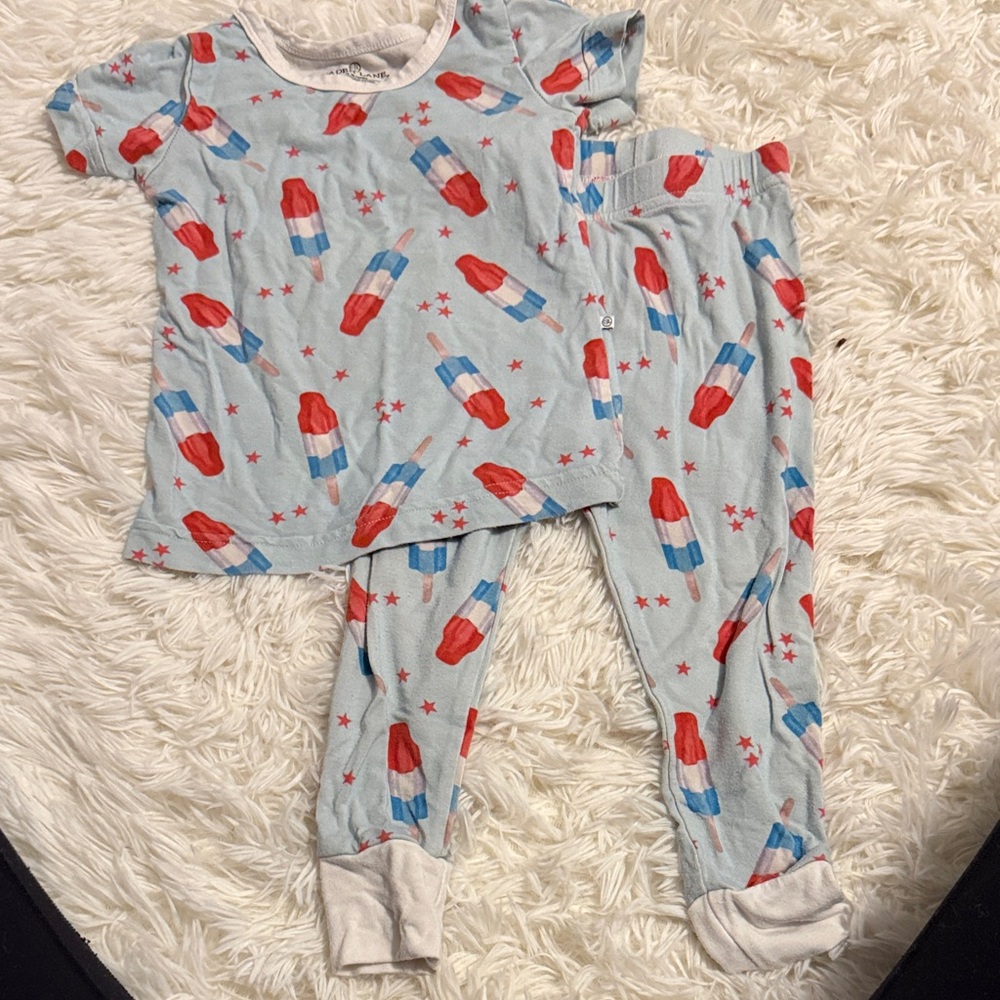 Caden Lane Ice Pop Print Kids Pajamas